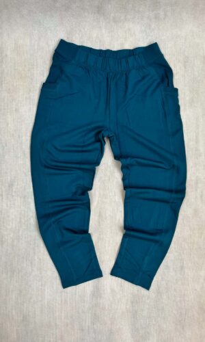zielone spodnie damskie elastyczne