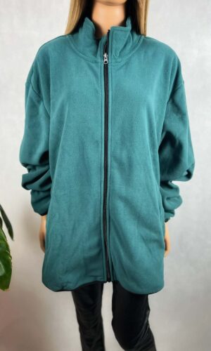 Zielony polar – miękki i wygodny